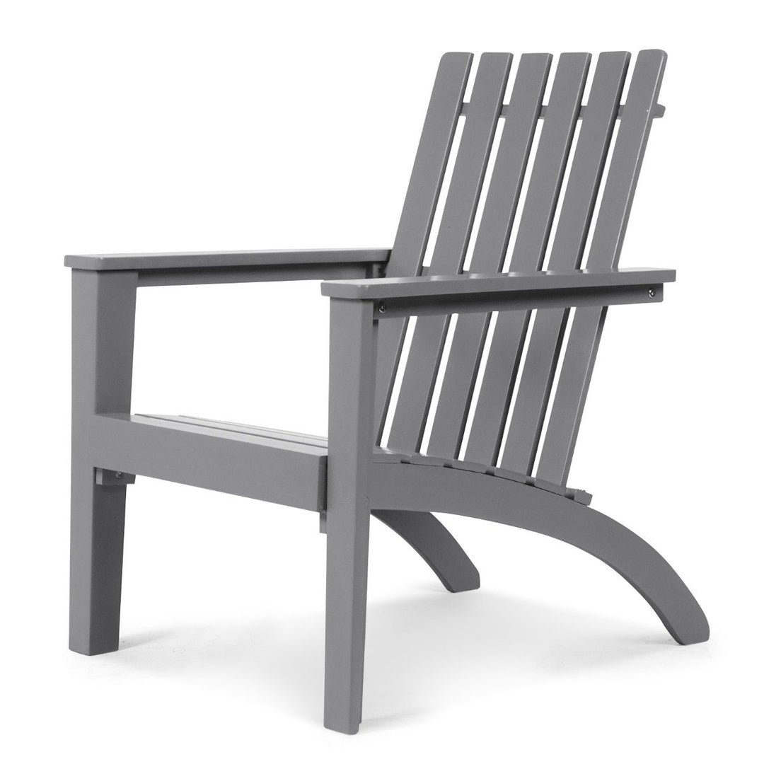 Wood Adirondack Chair with Solid Acacia Wood and 160KG Weight Capacity