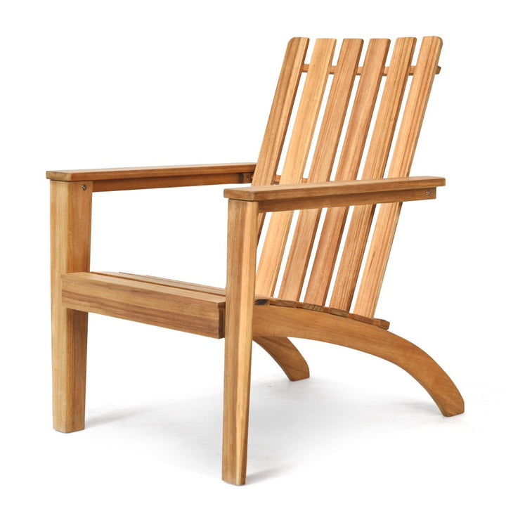 Wood Adirondack Chair with Solid Acacia Wood and 160KG Weight Capacity