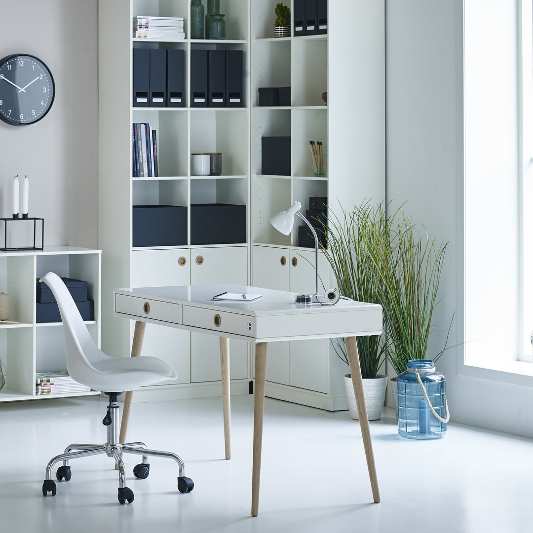 Softline Standard Desk Off White - TidySpaces