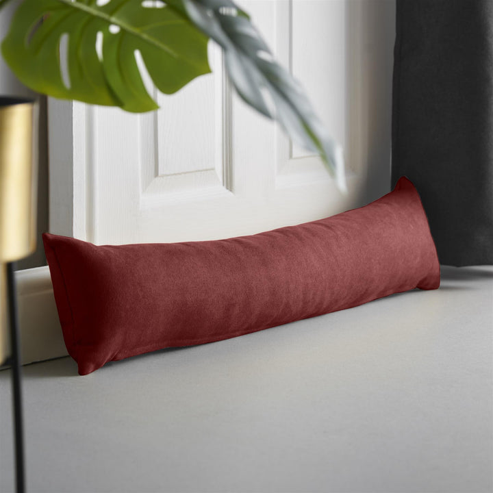 Velvet Chenille Draught Excluder  (Filled) - TidySpaces