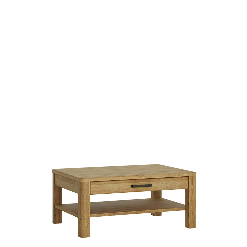 Cortina 1 drawer coffee table in Grandson Oak - TidySpaces