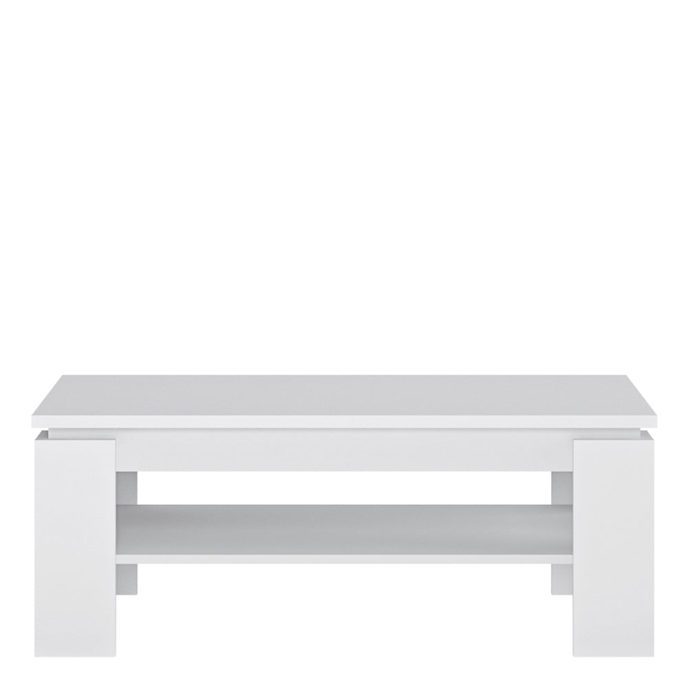 Fribo Large coffee table in White - TidySpaces