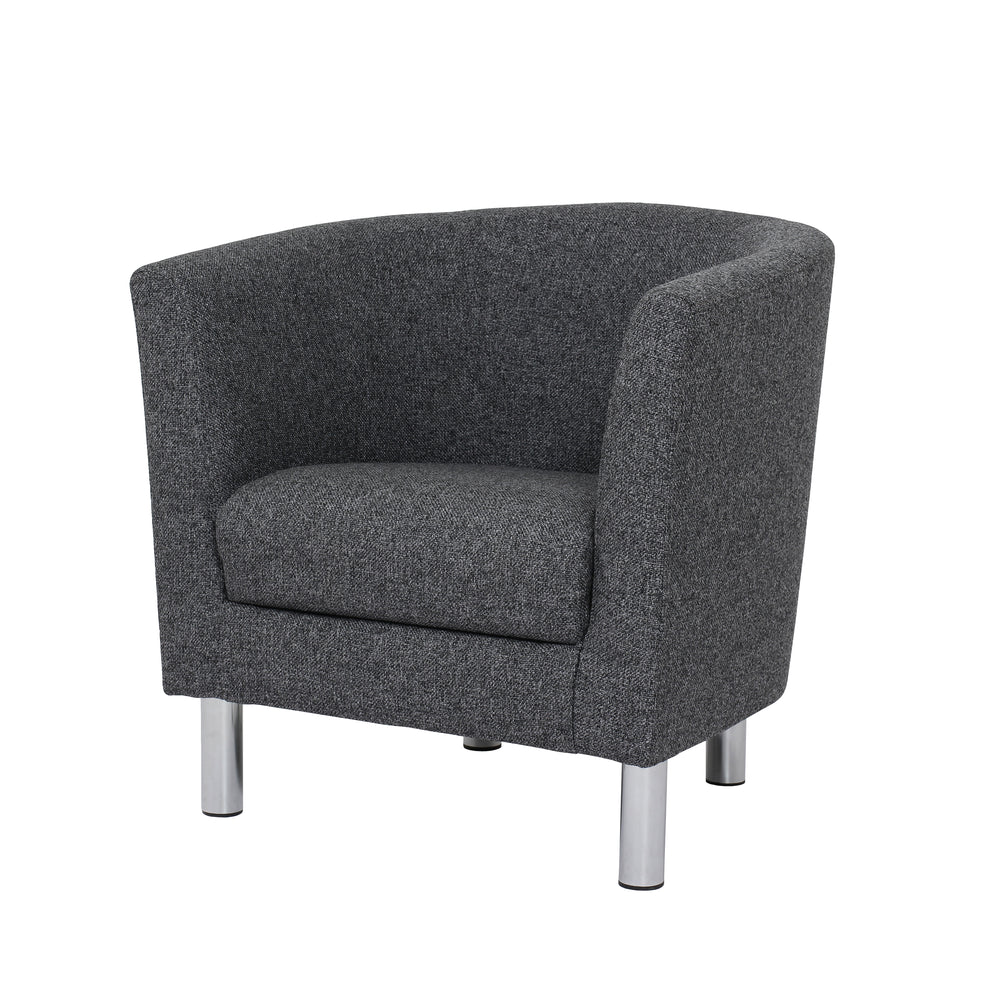 Cleveland Armchair in Nova Anthracite - TidySpaces