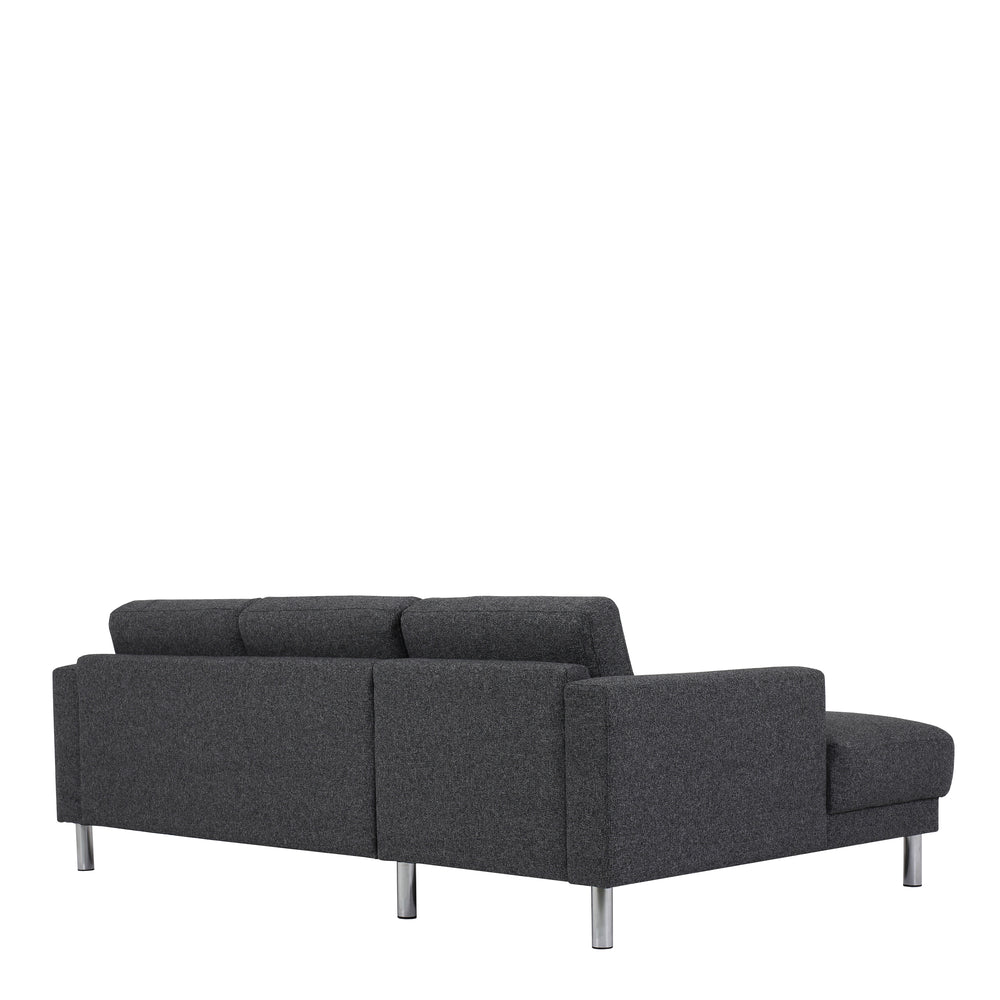 Cleveland Chaiselongue Sofa (LH) in Nova Anthracite - TidySpaces