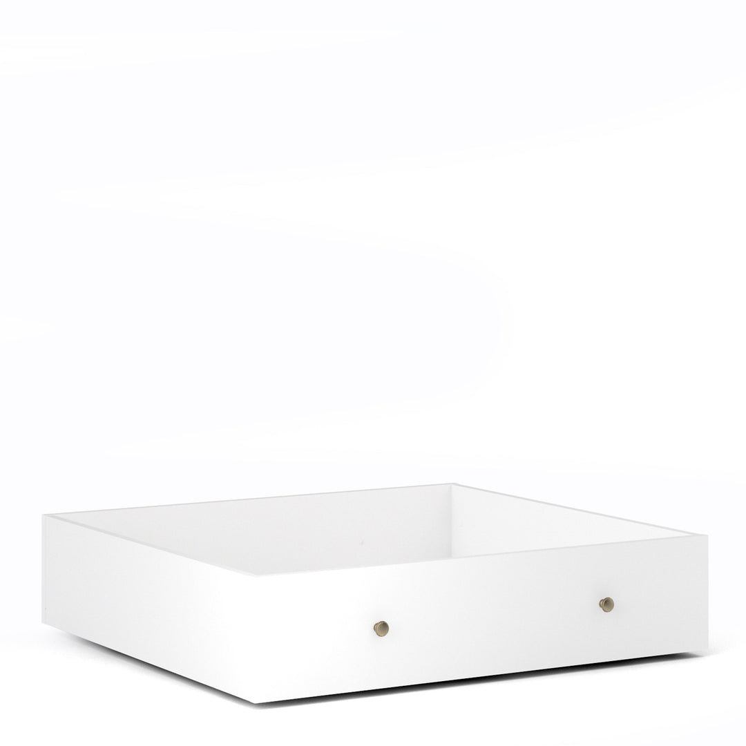 Paris Underbed Storage Drawer for Single Bed in White - TidySpaces