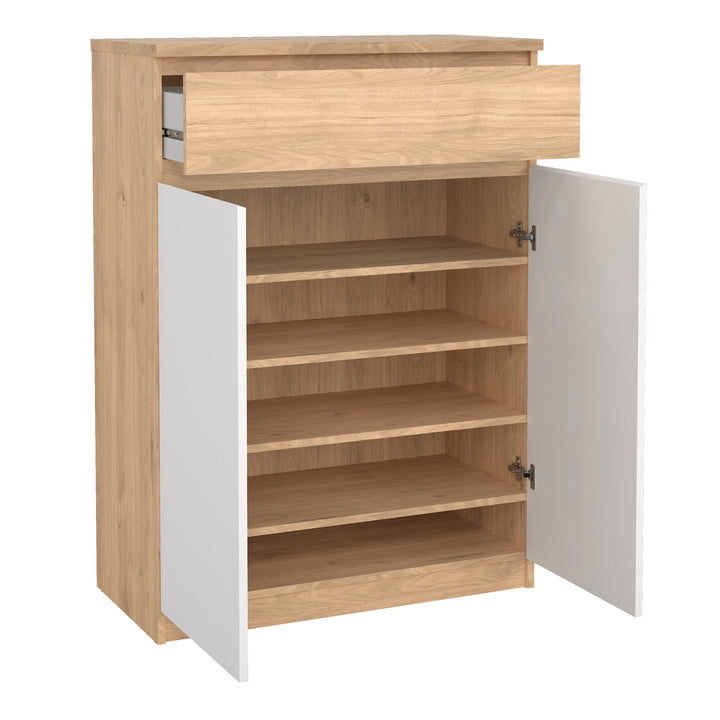Naia Shoe Cabinet with 2 Doors +1 Drawer - TidySpaces