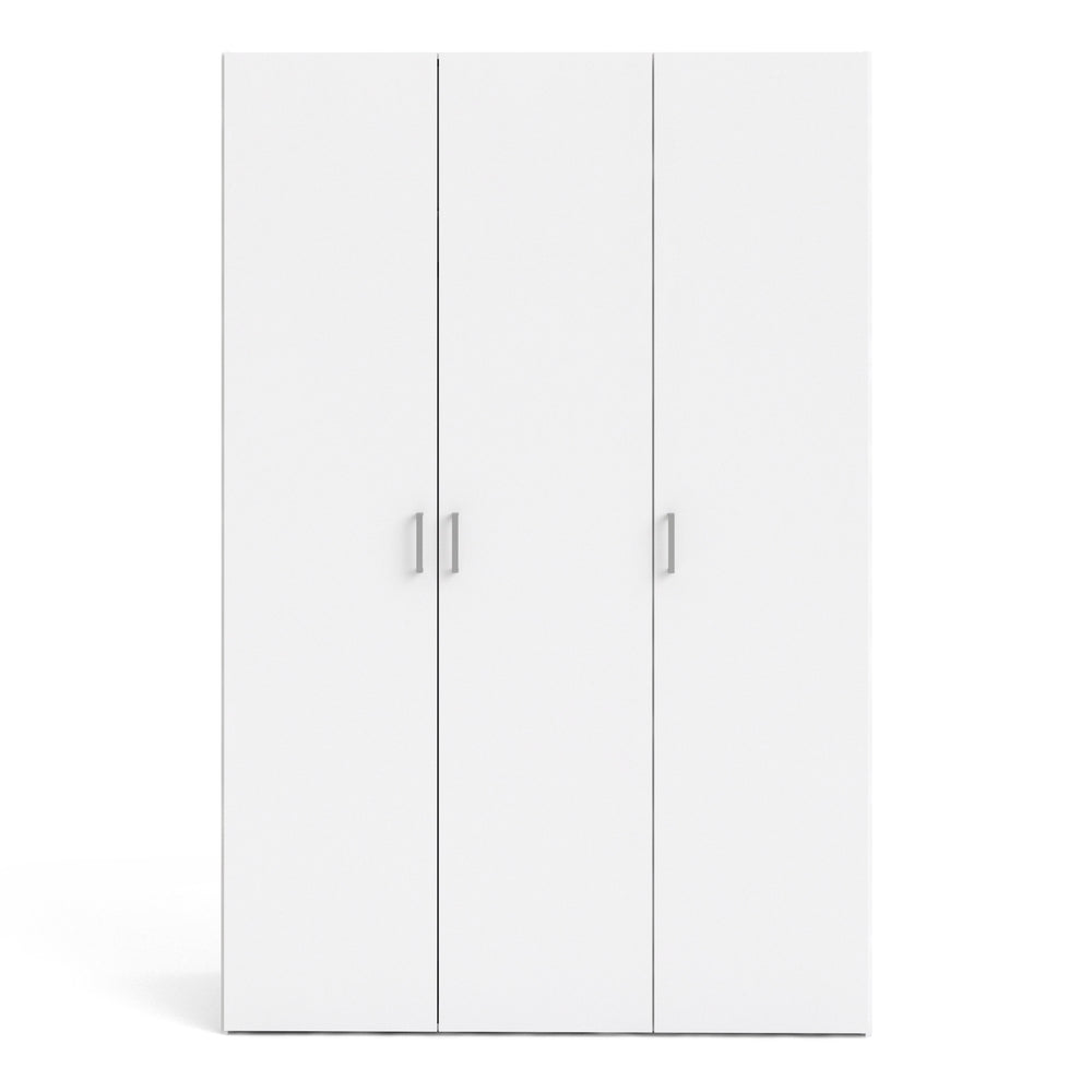Space Wardrobe with 3 doors White 1750 - TidySpaces