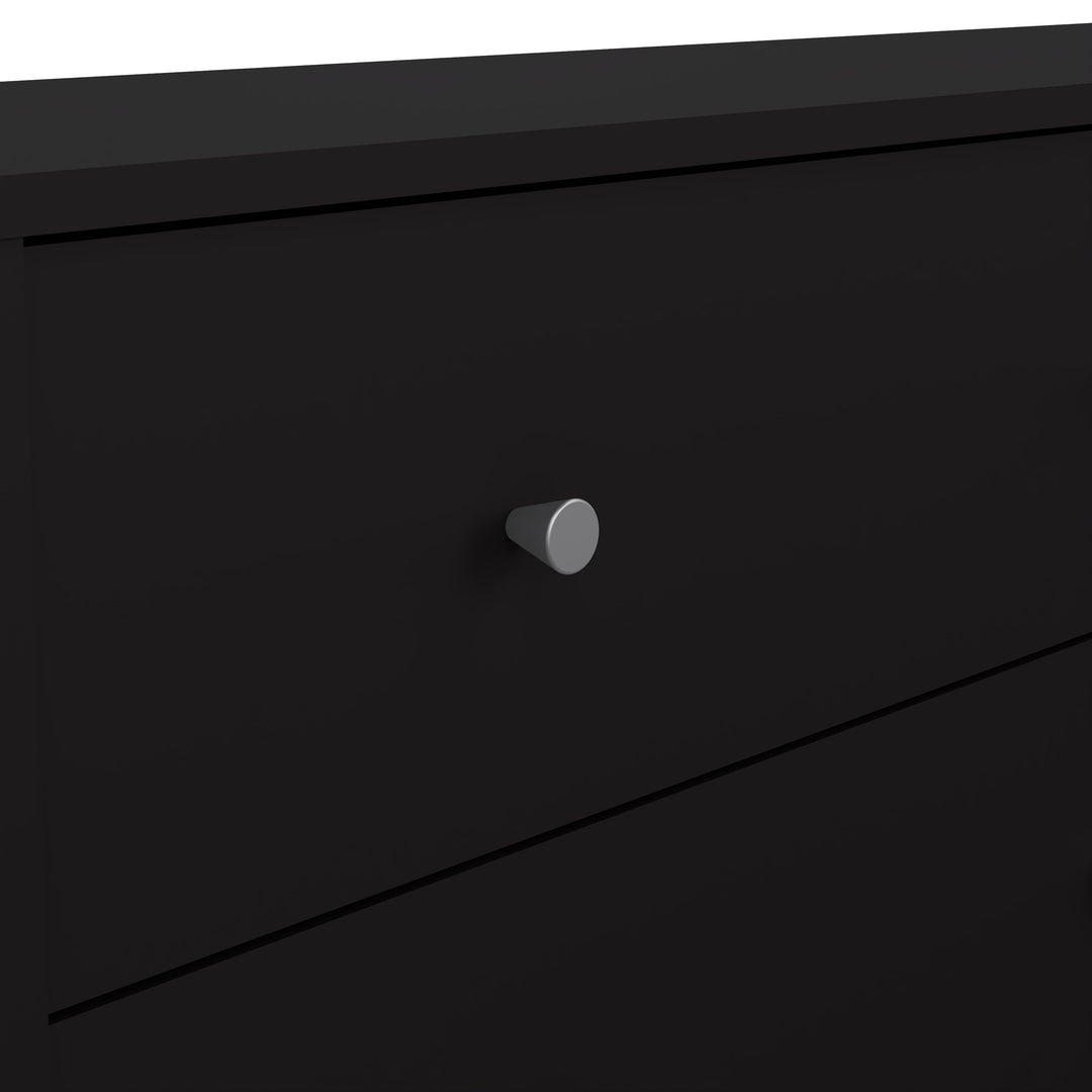 May Chest of 6 Drawers (3+3) in Black - TidySpaces