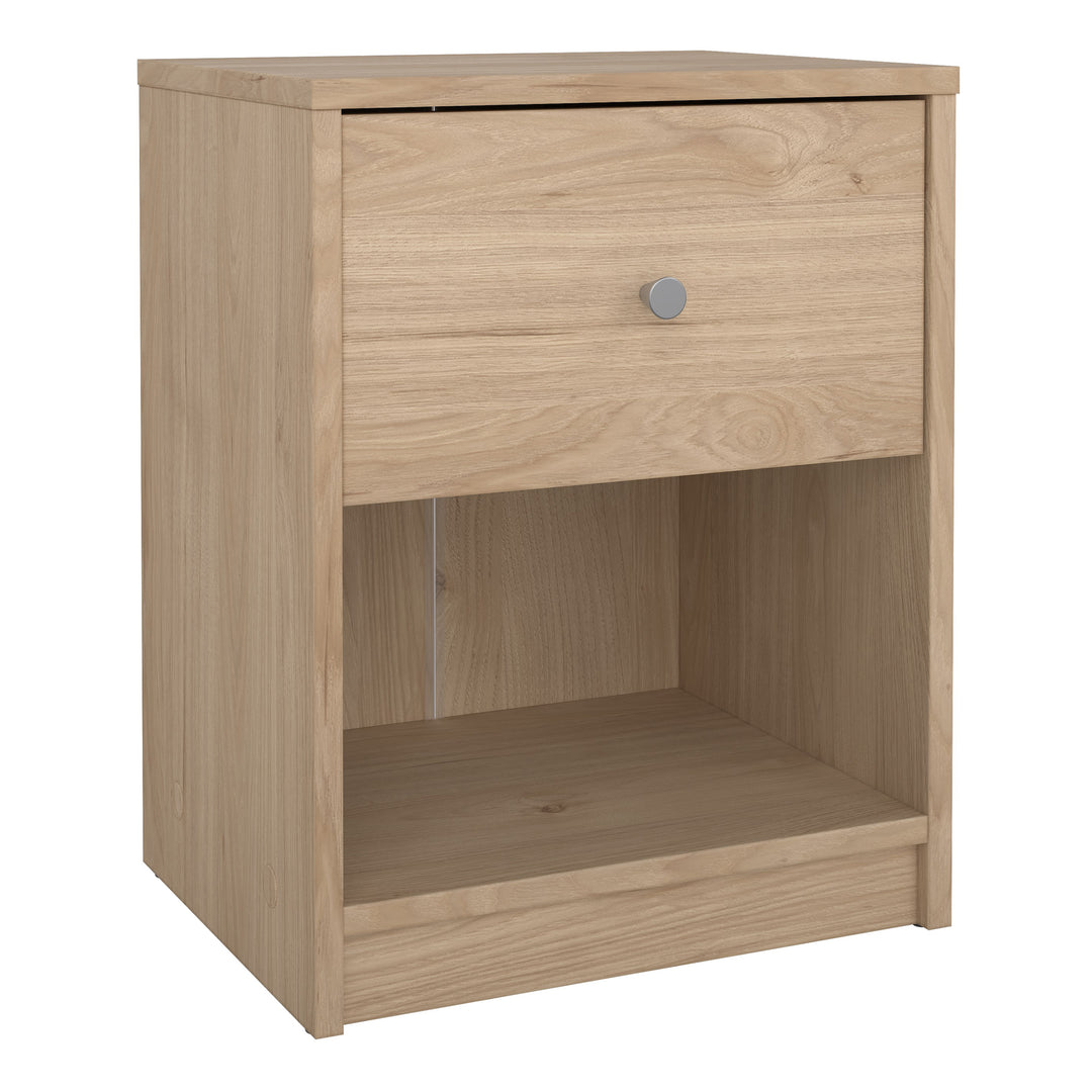 May Bedside 1 Drawer in Jackson Hickory Oak - TidySpaces