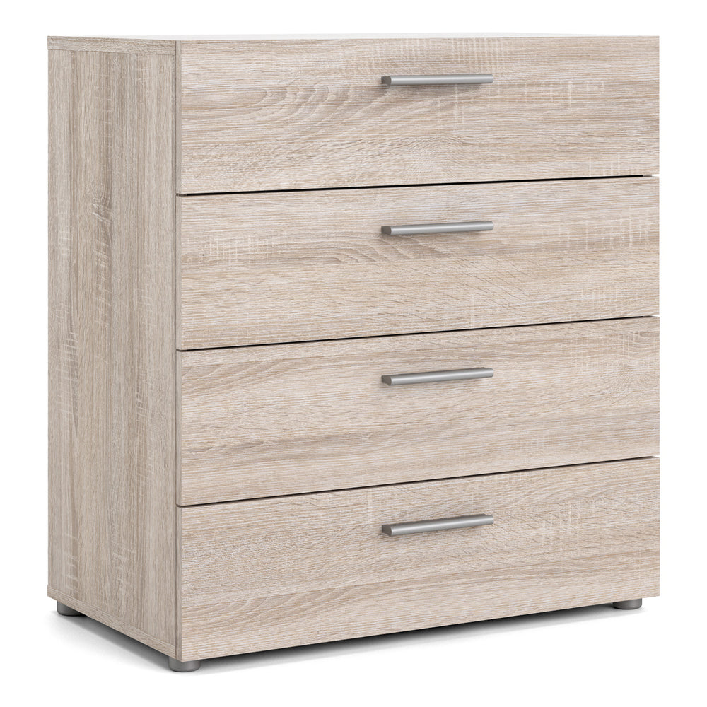 Pepe Chest of 4 Drawers in Truffle Oak - TidySpaces