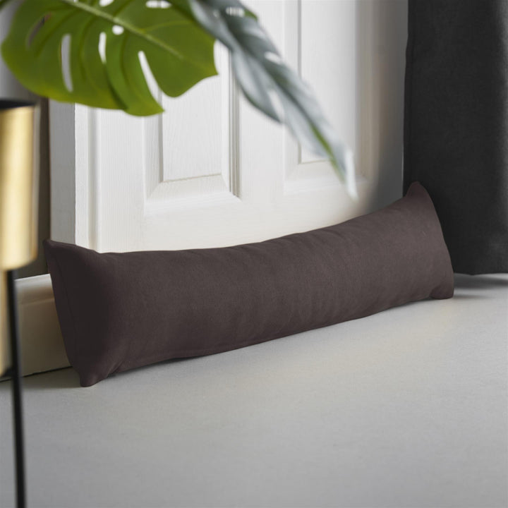 Velvet Chenille Draught Excluder  (Filled) - TidySpaces