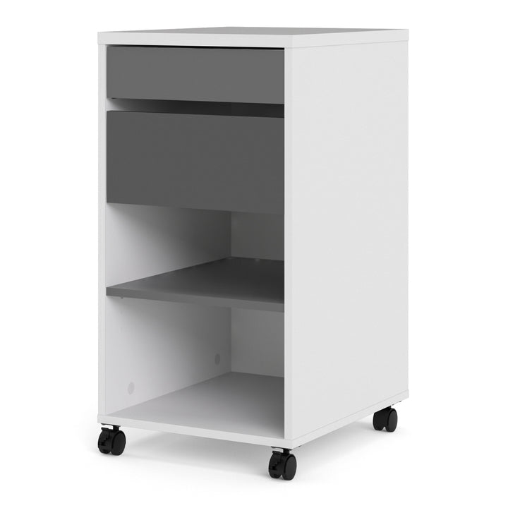 Function Plus Mobile file cabinet 2 drawers + 1 shelf - TidySpaces