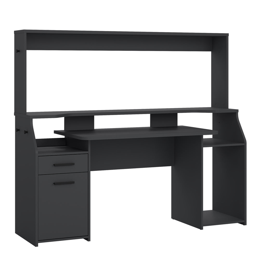 Function Plus Gaming Desk with 1 Door + 1 Drawer - TidySpaces