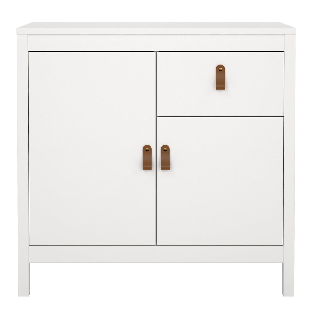 Barcelona Sideboard 2 doors + 1 drawer in White - TidySpaces