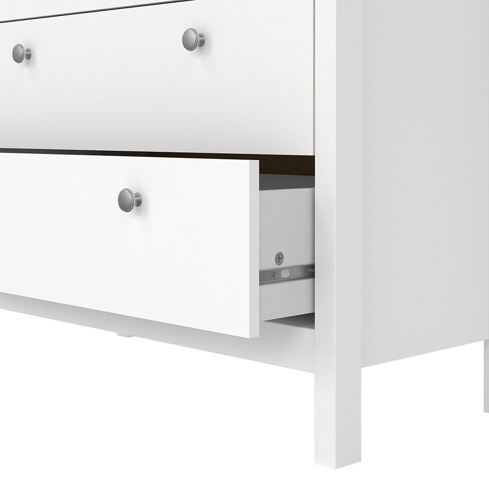 Madrid Chest 3+2 drawers in White - TidySpaces