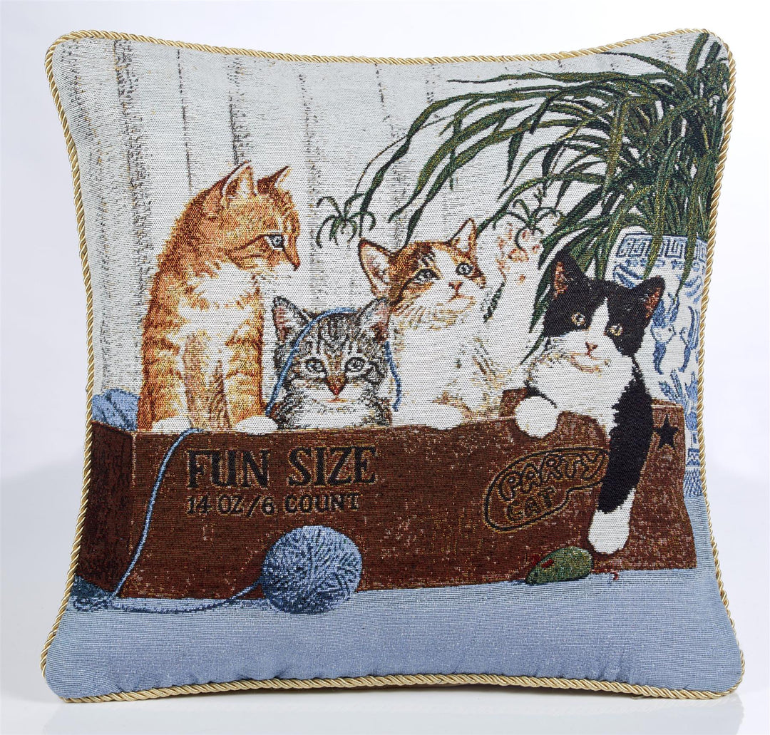 Tapestry - Kitten 18" (Cushion Cover) - TidySpaces