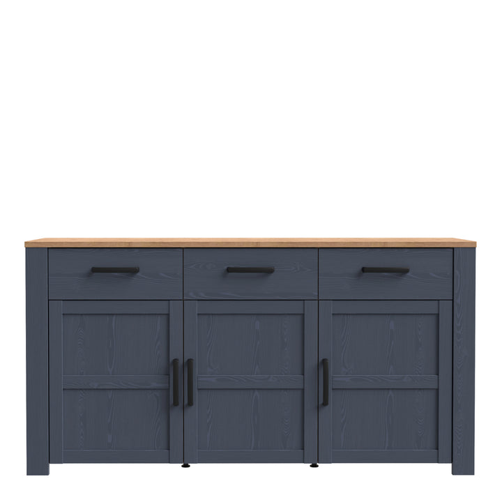 Bohol Sideboard in Riviera Oak/Navy - TidySpaces