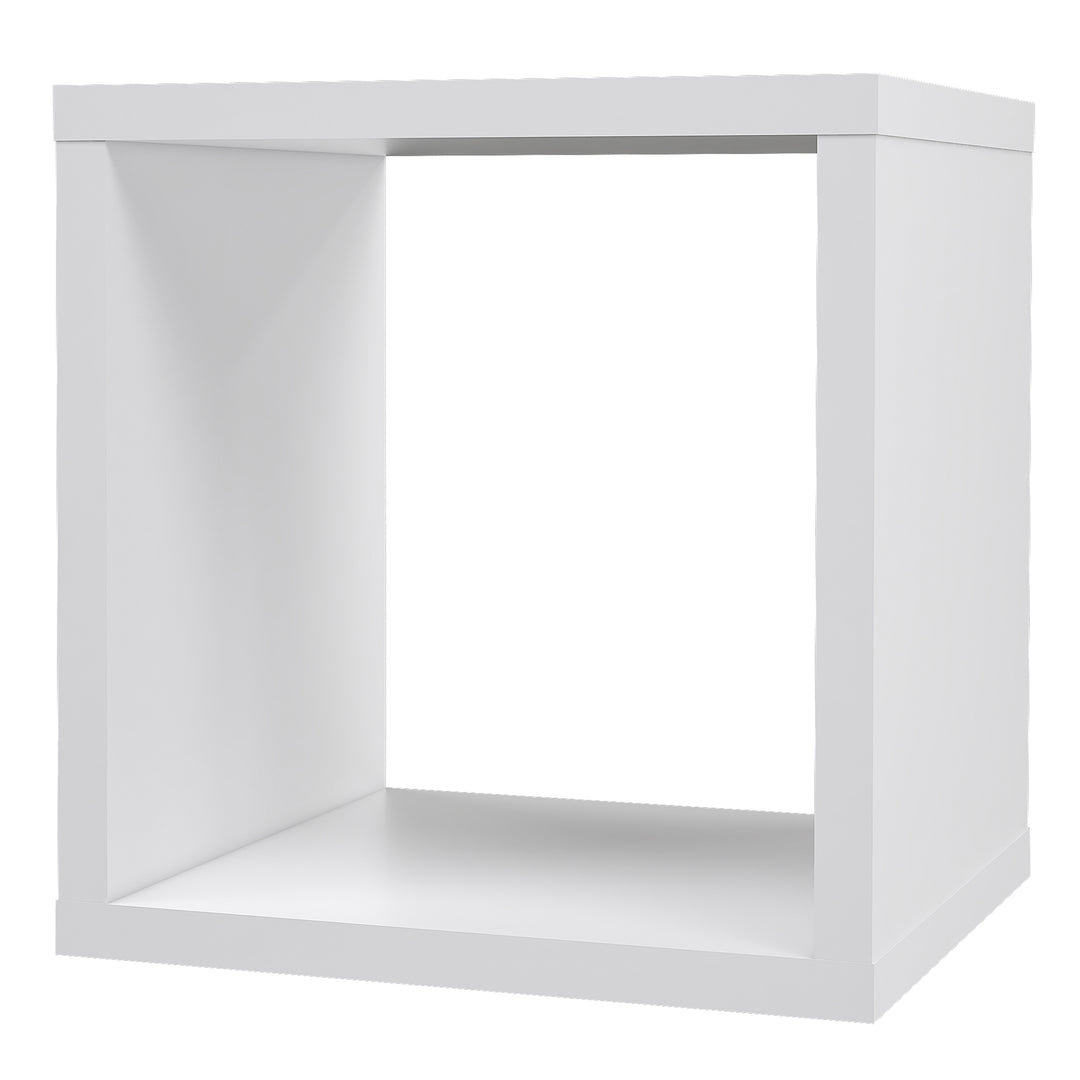 Mauro Singular Storage Unit in White High Gloss/White - TidySpaces