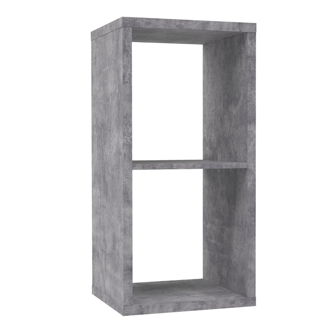 Mauro 1 Shelf Storage Unit in Concrete Grey - TidySpaces