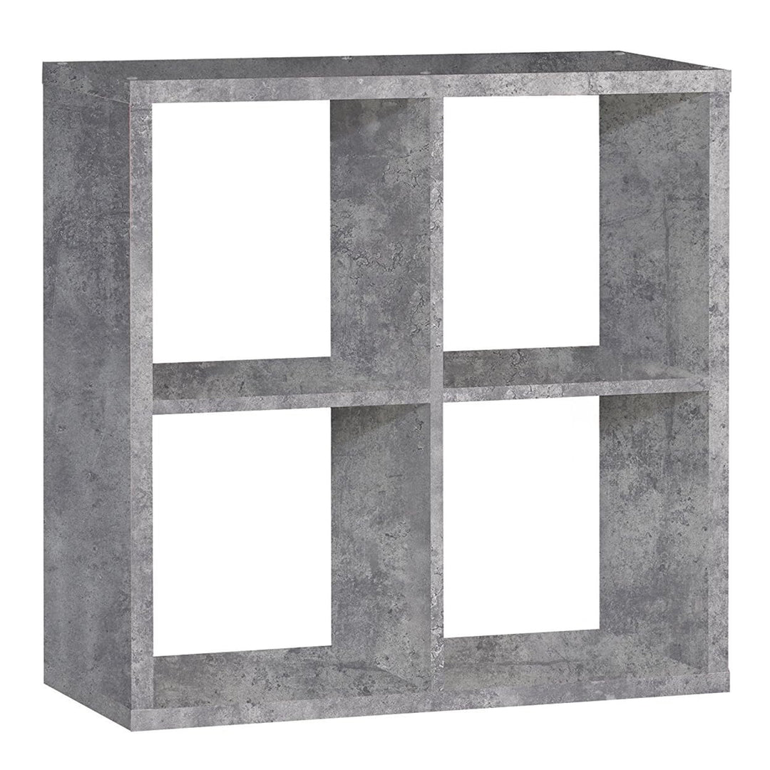Mauro 2x2 Storage Unit in Concrete Grey - TidySpaces
