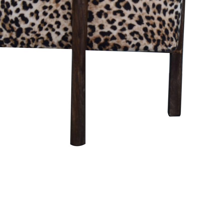 Leopard Footstool - TidySpaces