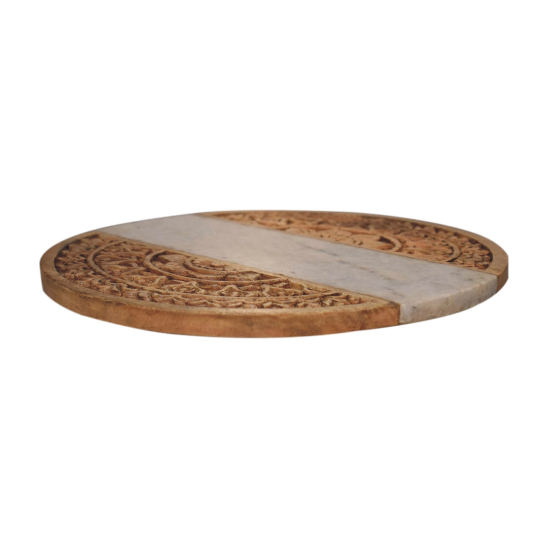 Round Marble Chopping Board - TidySpaces
