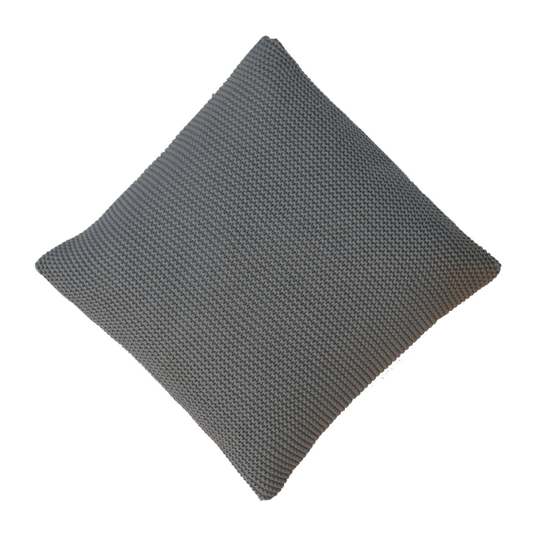 Grey Cotton Cushion Set of 2 - TidySpaces
