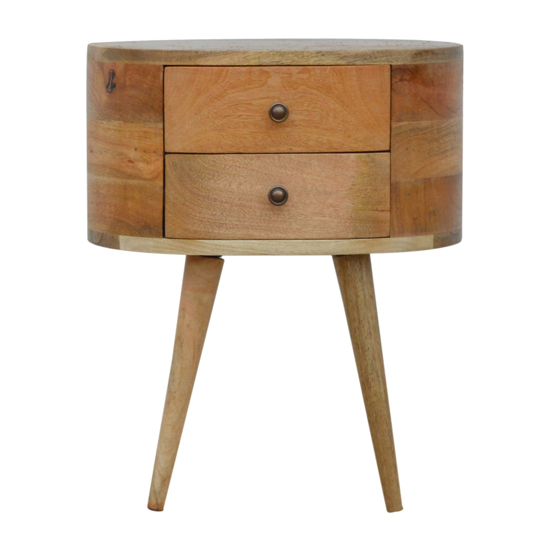 Rounded Bedside Table - TidySpaces