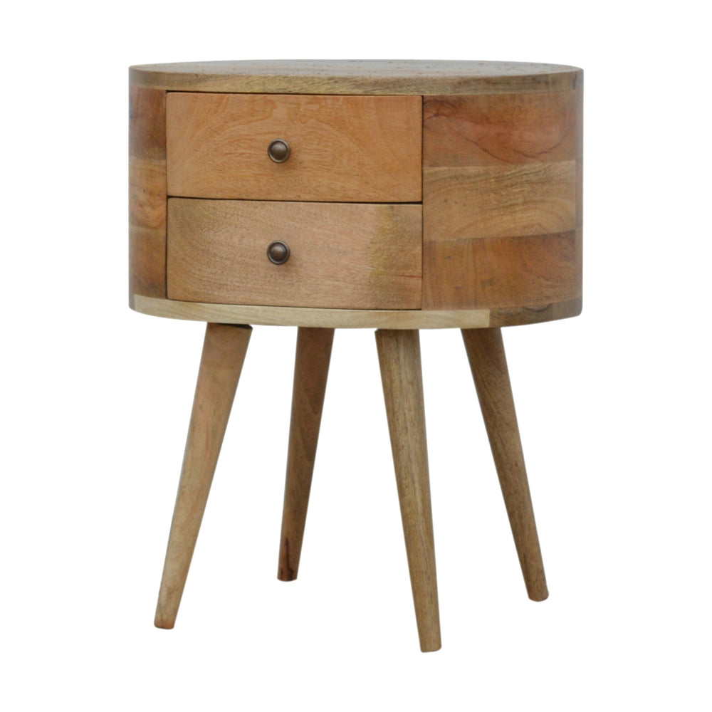 Rounded Bedside Table - TidySpaces